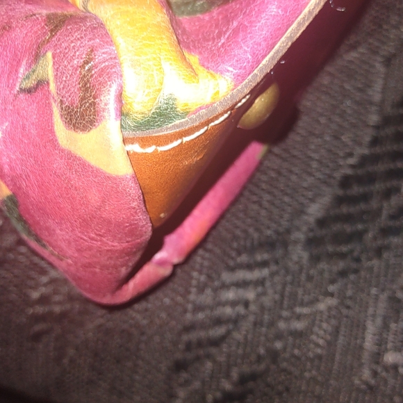 Patricia Nash Vintage Floral Leather Shoulder Bag - Picture 8 of 12